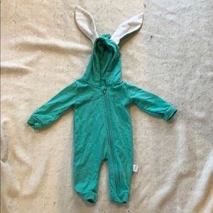 Green Bunny coveralls